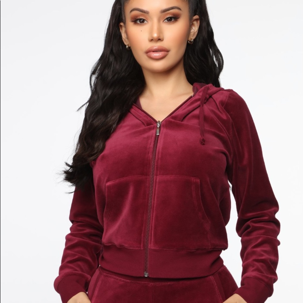 Burgundy sweater